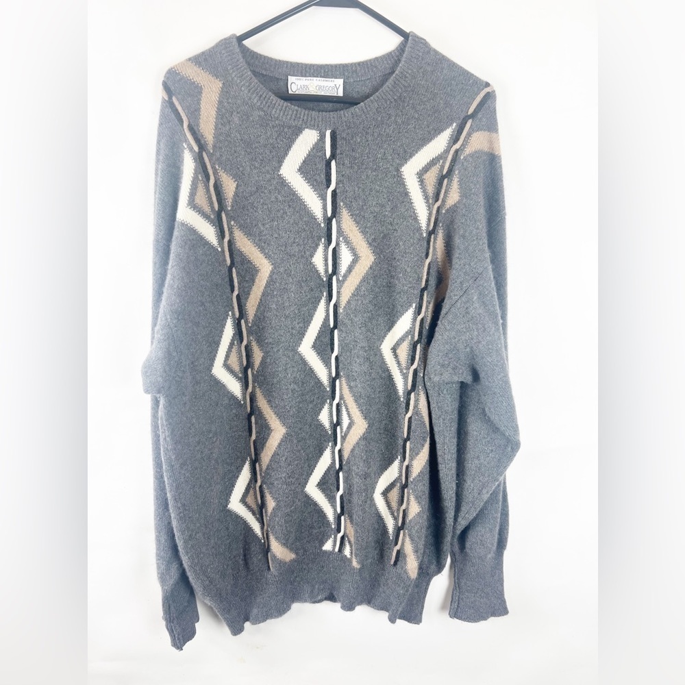 Vintage Clark & Gregory 100% Cashmere Crewneck sweater